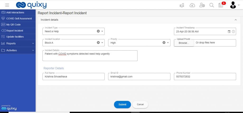 Incident Reporting App