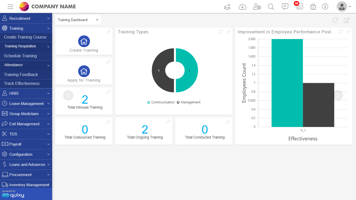 Reports and Insights - Quixy SS