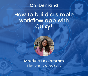 Build simple workflow app with Quixy