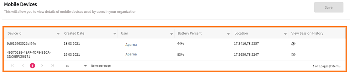 Capture Data from Mobile Devices