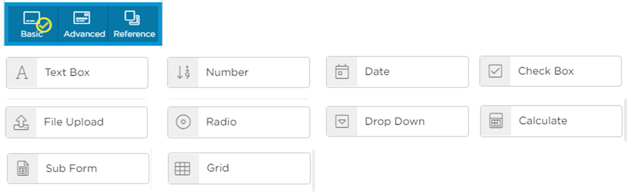 Quixy Form Builder - Basic