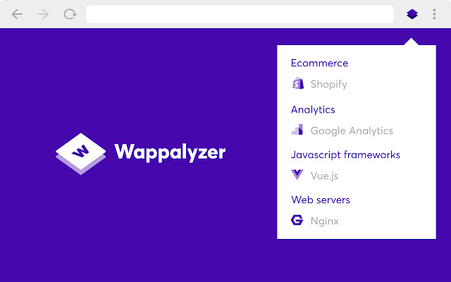 Wappalyzer productivity extensions