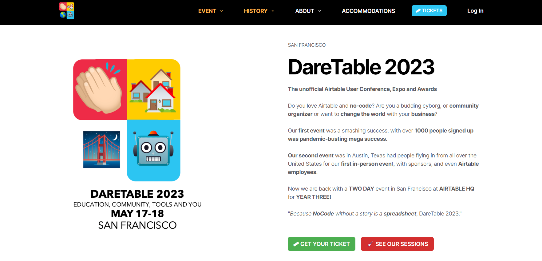 Daretable No-code Citizen development event 2023