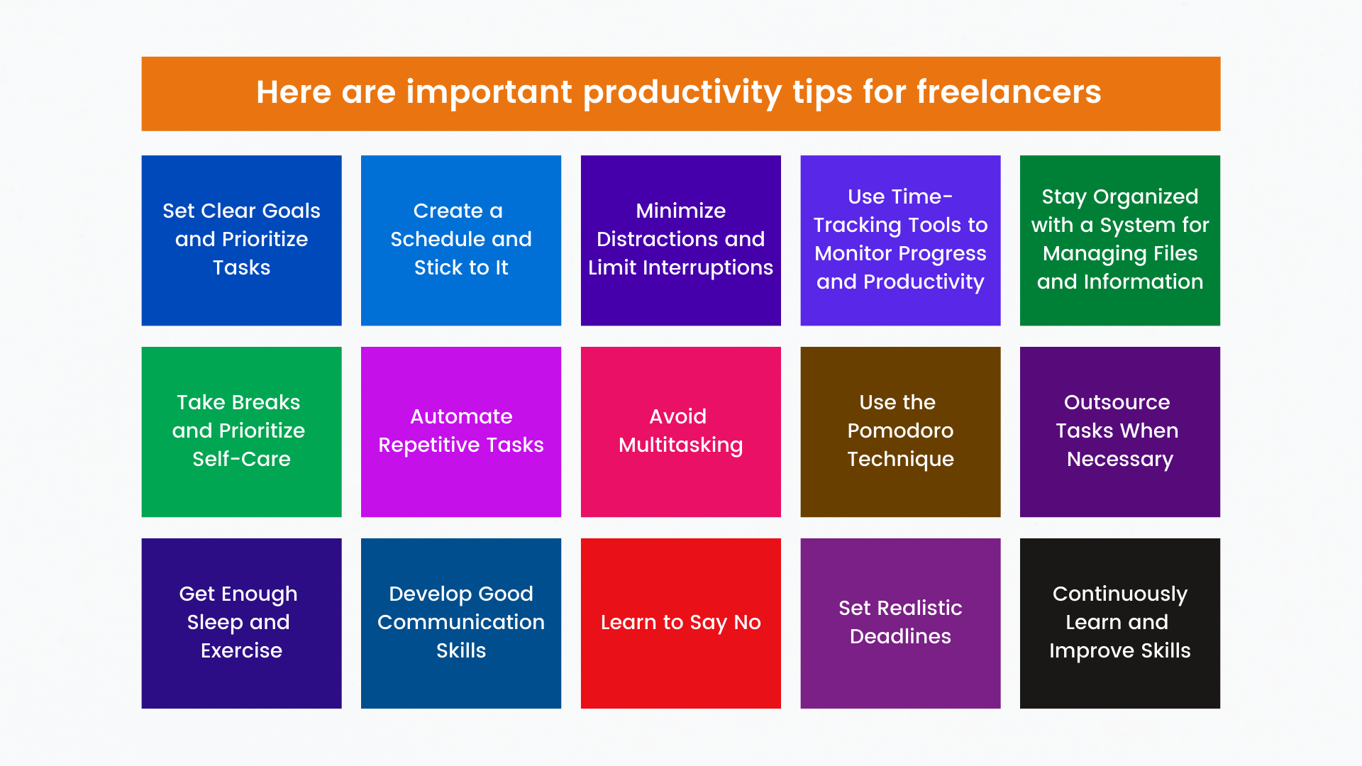 Tips for freelancers