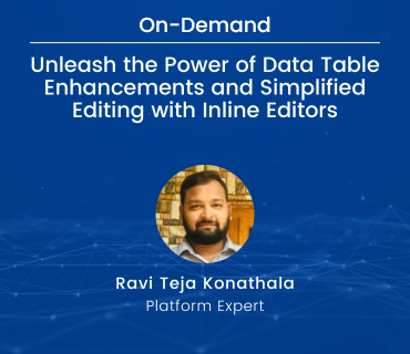 Data Table Enhancements - Webinar