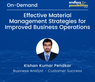 Effective Material Management - Webinar