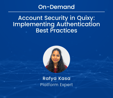 Account Security in Quixy