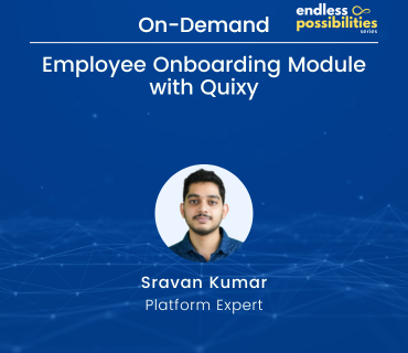 Employee Onboarding With Quixy